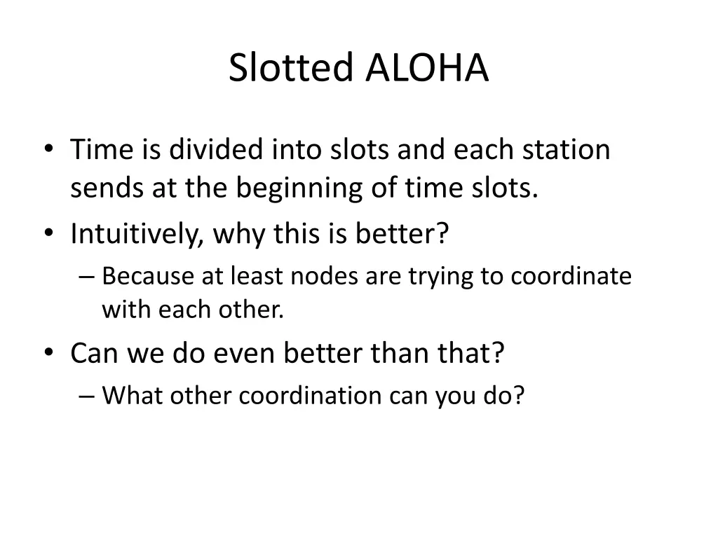 slotted aloha