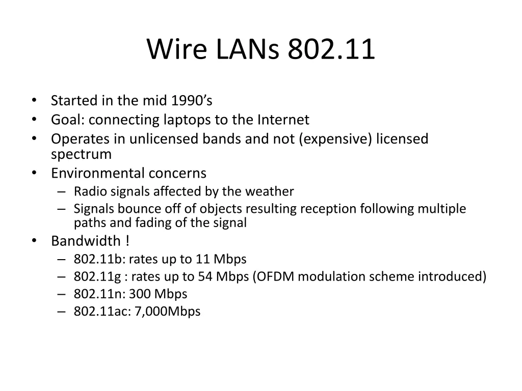 wire lans 802 11