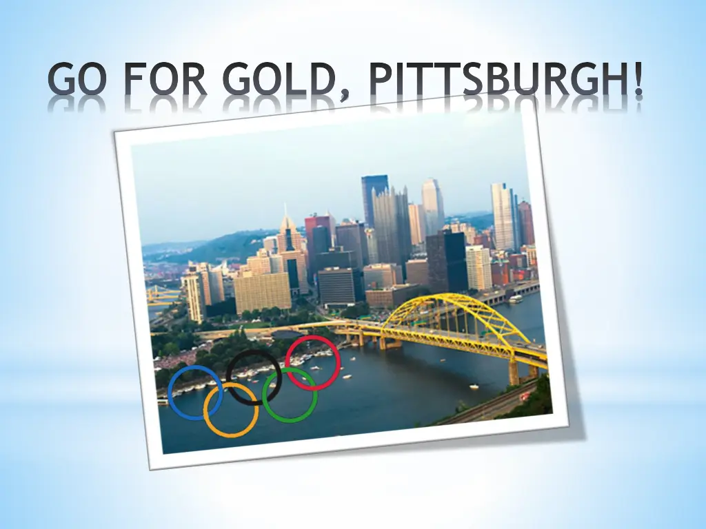 go for gold pittsburgh