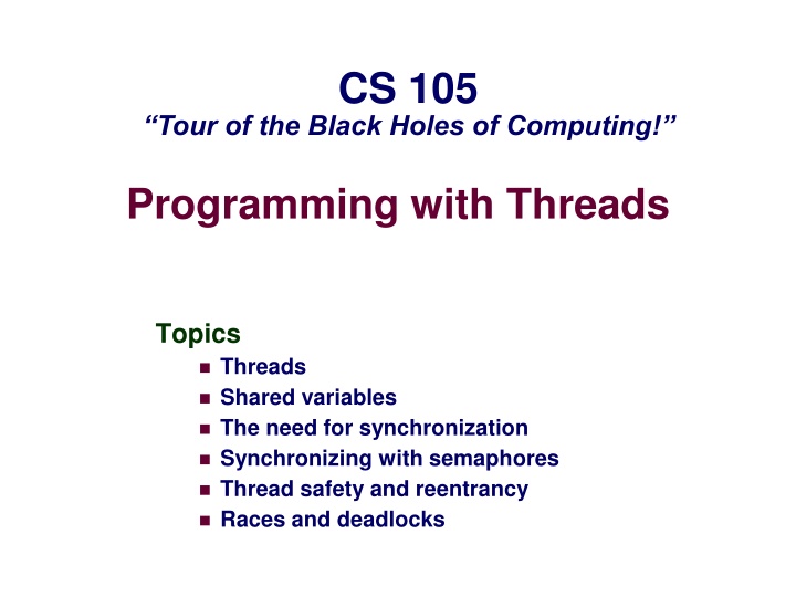 cs 105