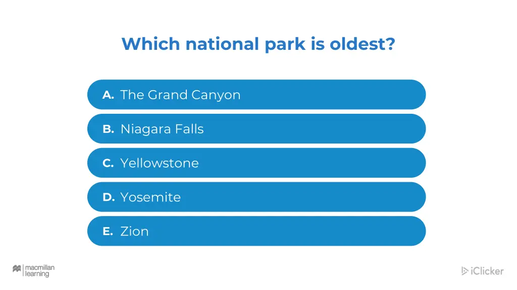 which national park is oldest