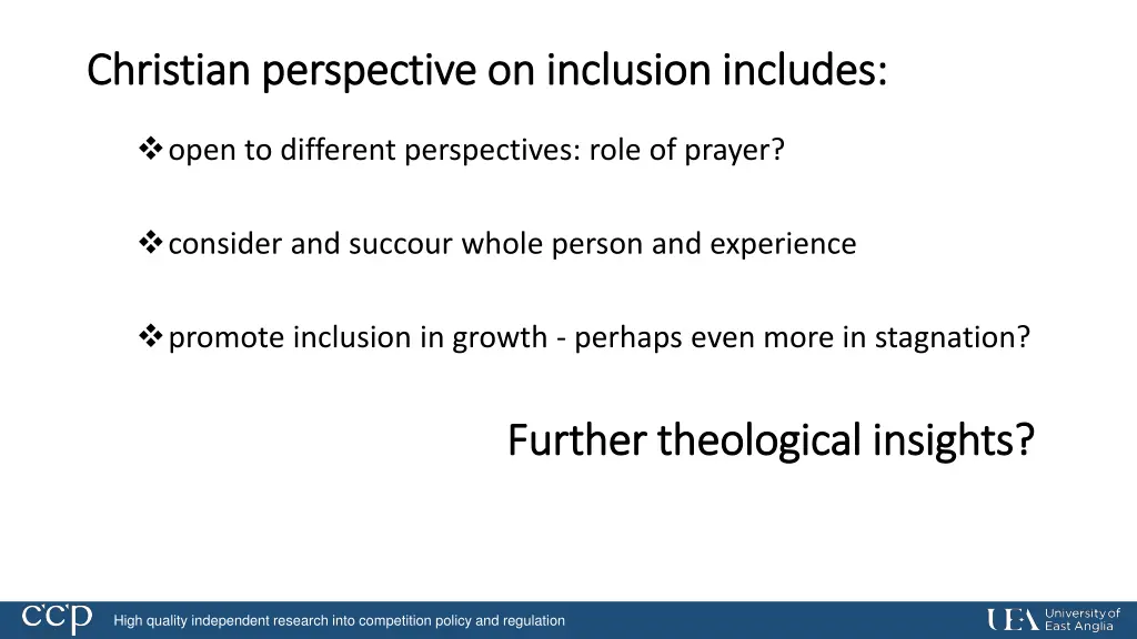 christian perspective on inclusion includes