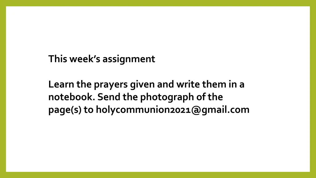 this week s assignment