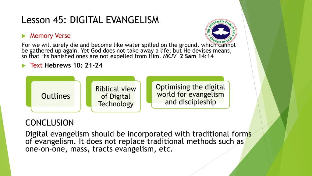 lesson 45 digital evangelism