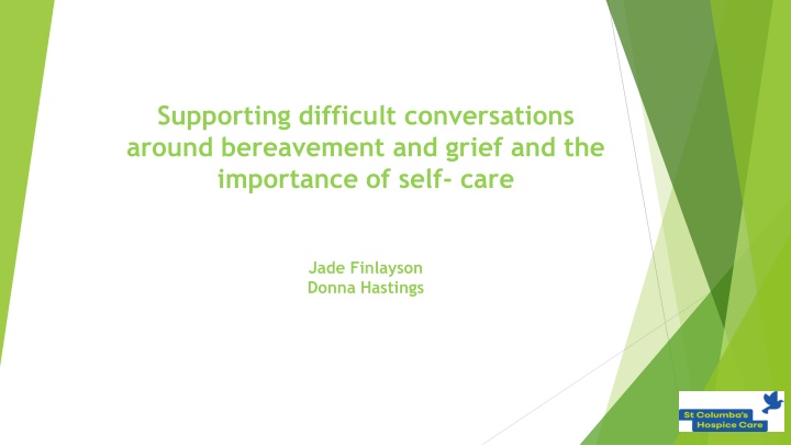 supporting difficult conversations around
