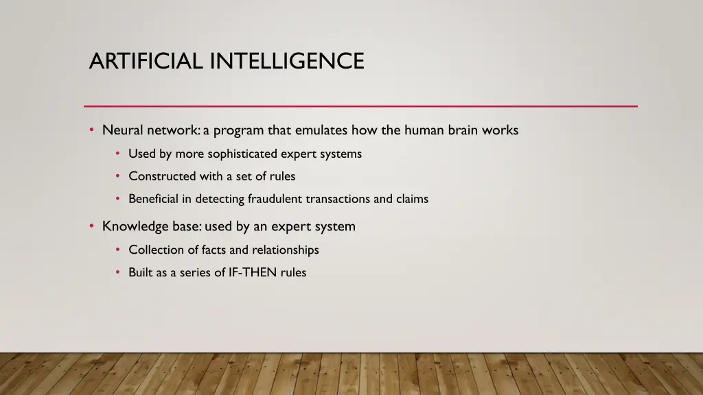artificial intelligence