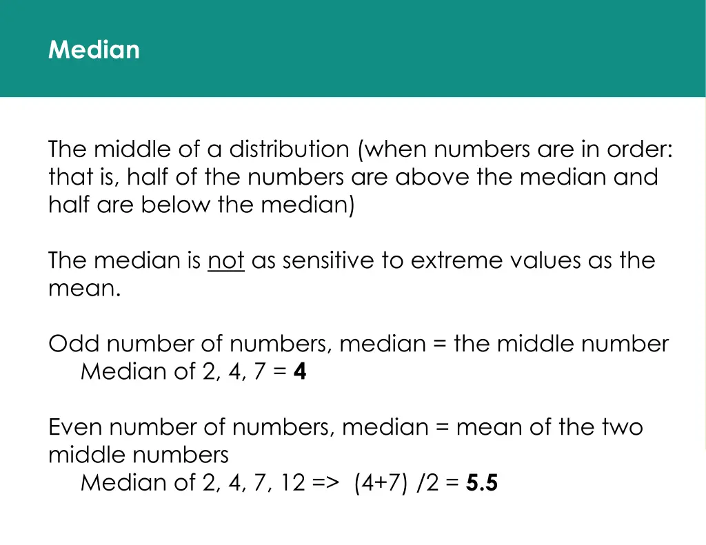 median