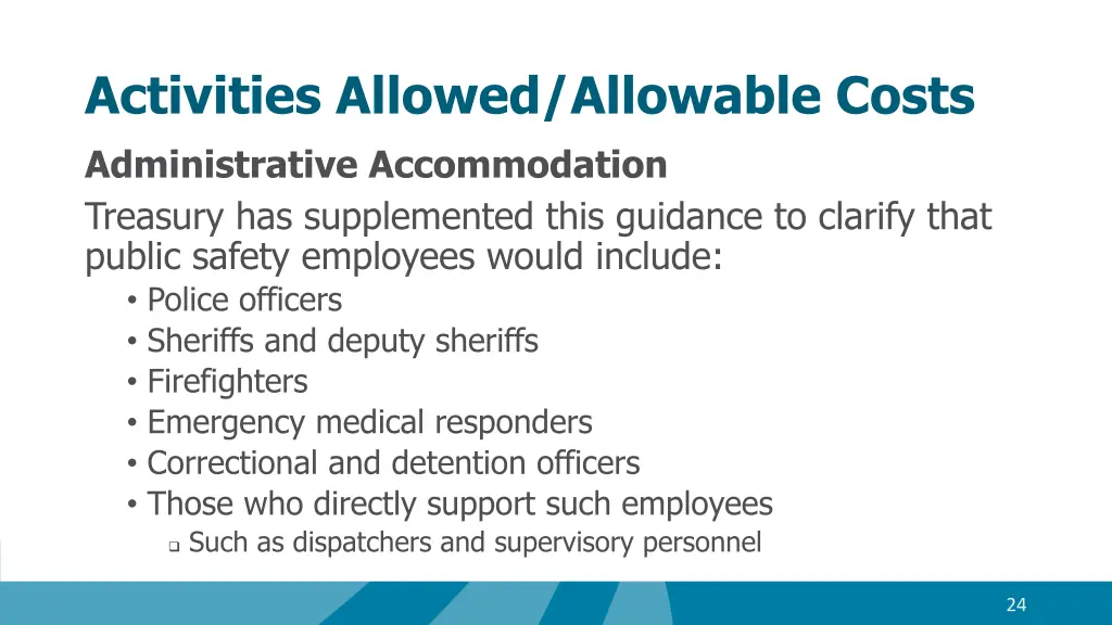 activities allowed allowable costs administrative 1