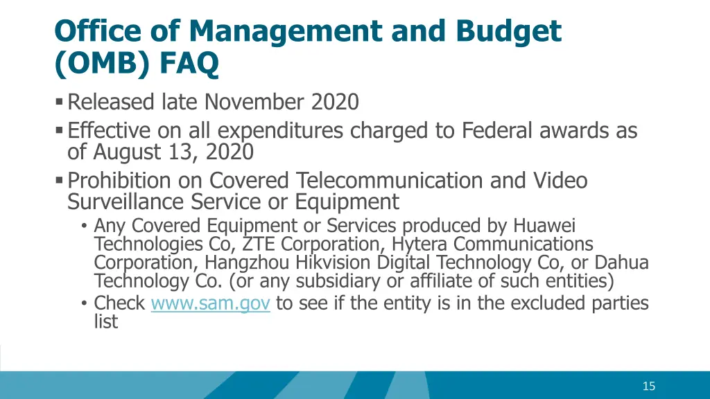 office of management and budget omb faq released