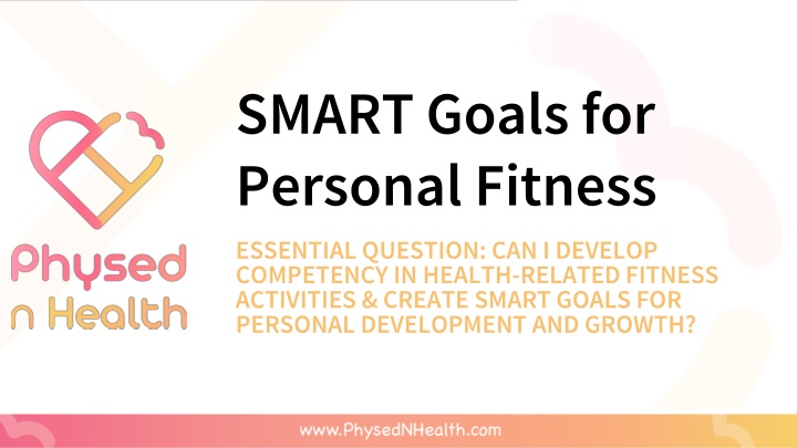 smart goals for personal fitness essential