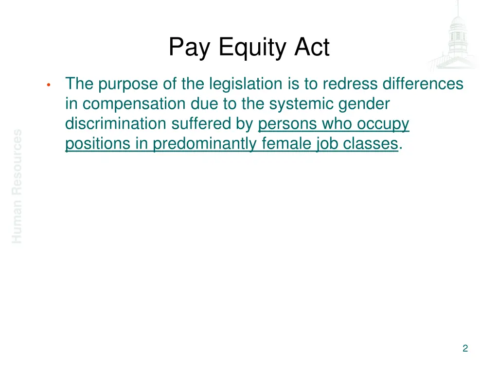 pay equity act