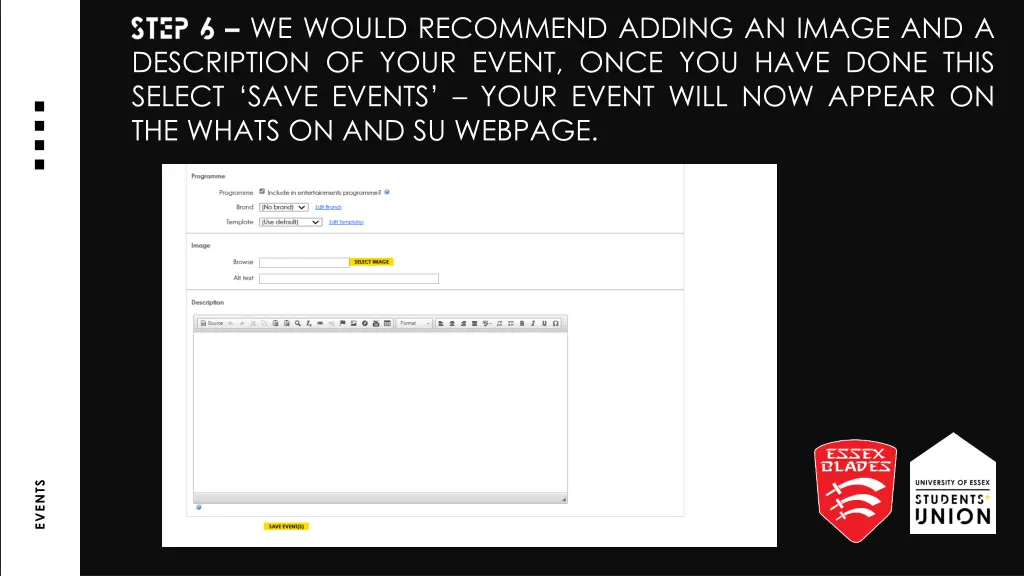 we would recommend adding an image