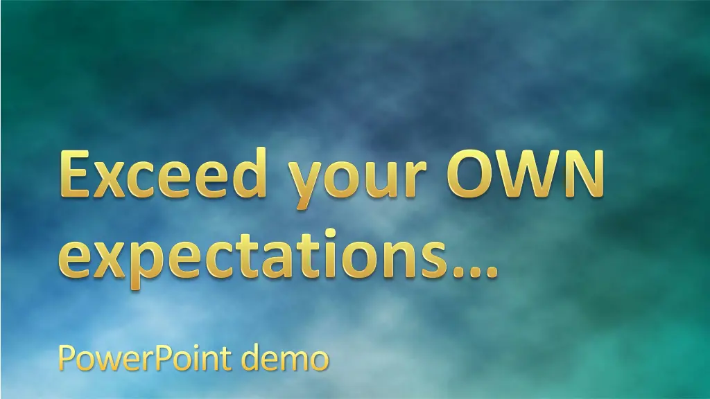 powerpoint demo