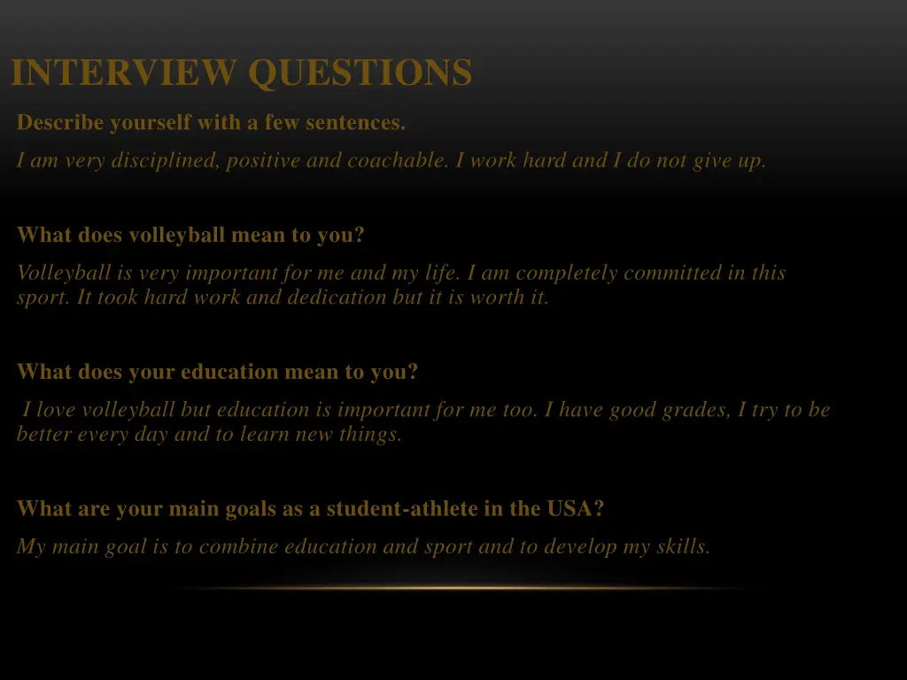 interview questions