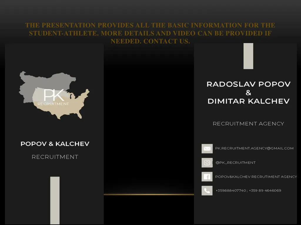 the presentation provides all the basic