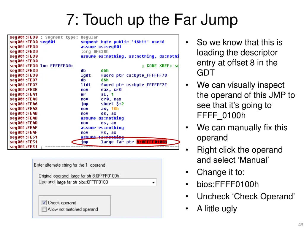 7 touch up the far jump