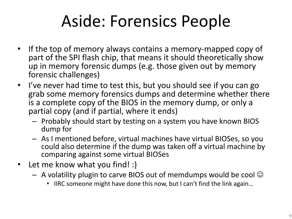 aside forensics people