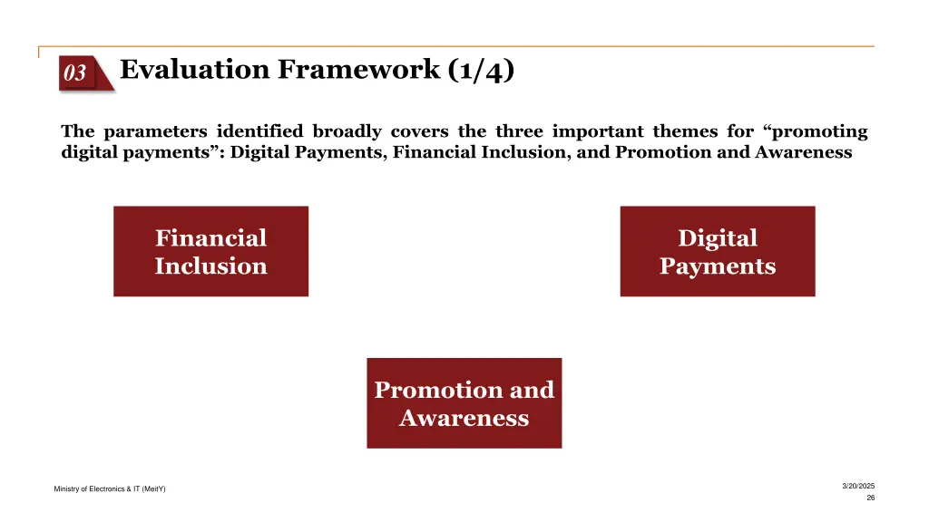 evaluation framework 1 4