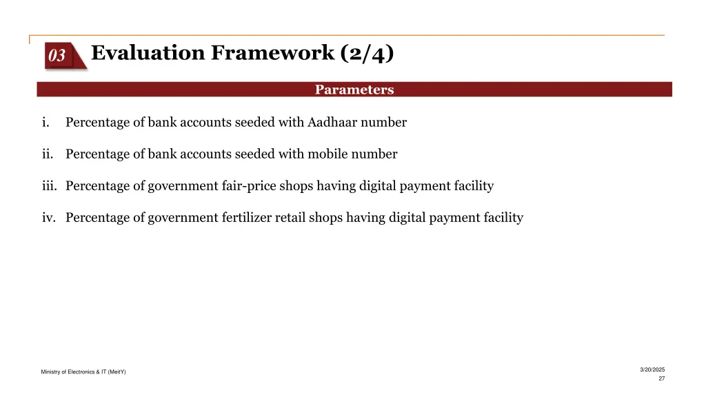 evaluation framework 2 4