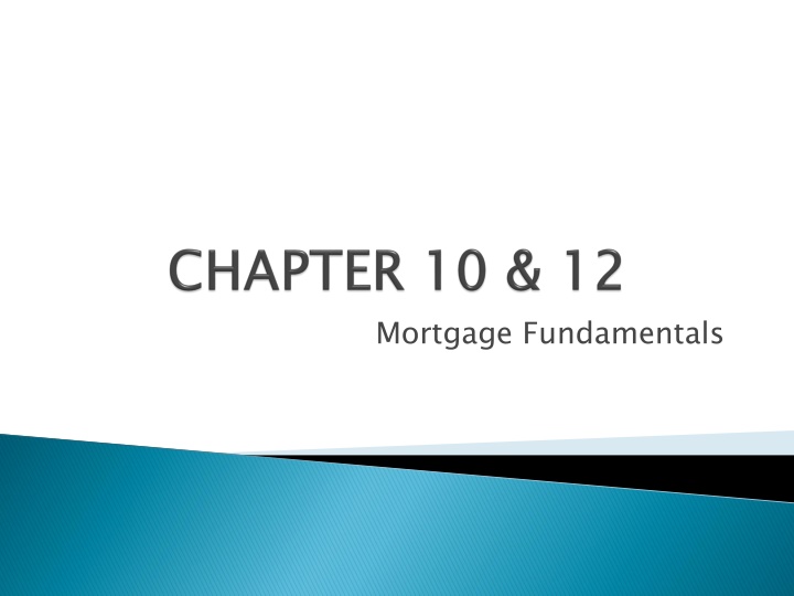 mortgage fundamentals