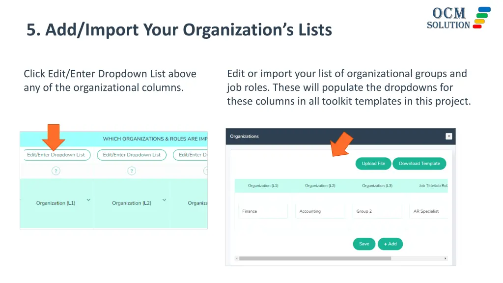5 add import your organization s lists