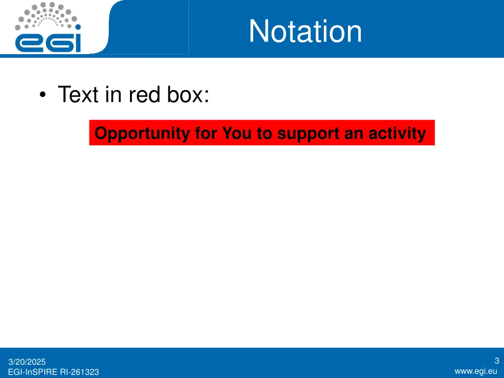 notation