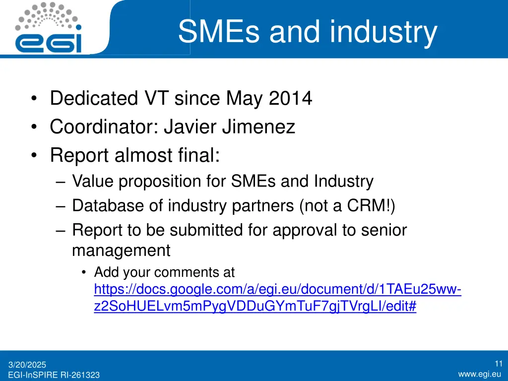 smes and industry