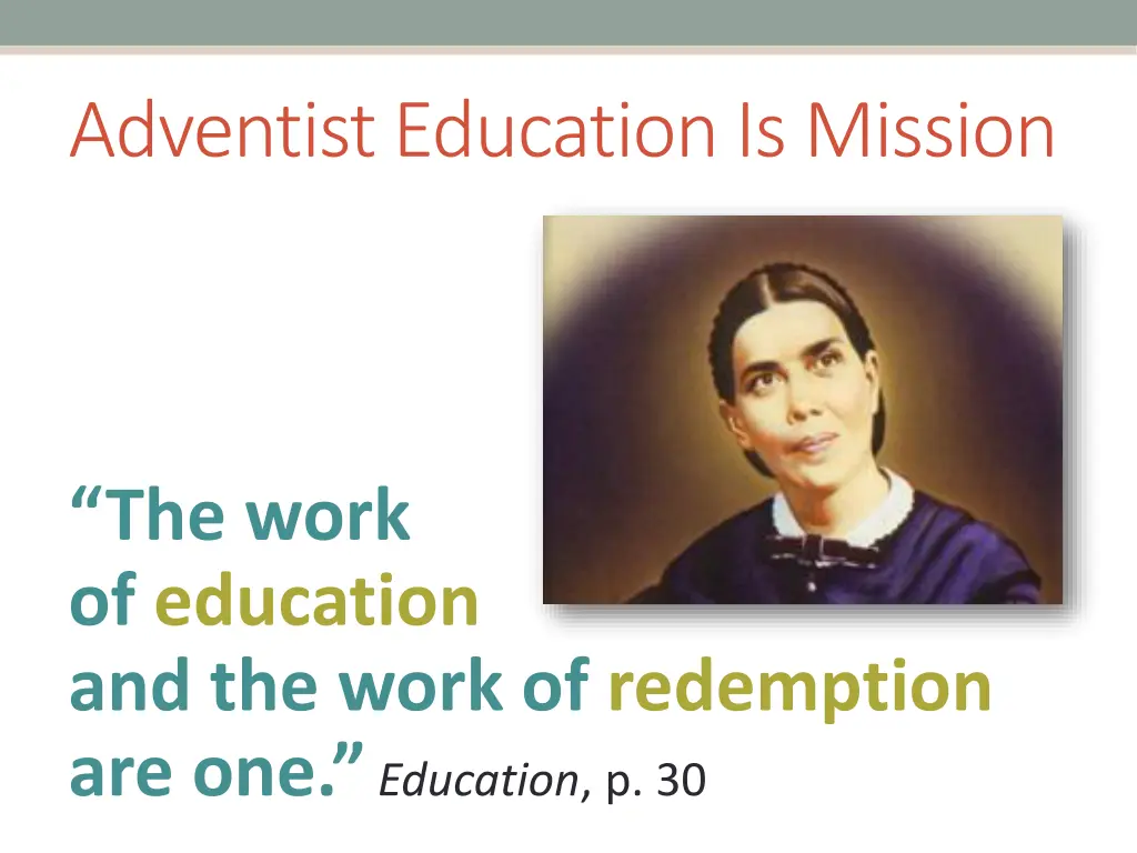 adventist education is mission
