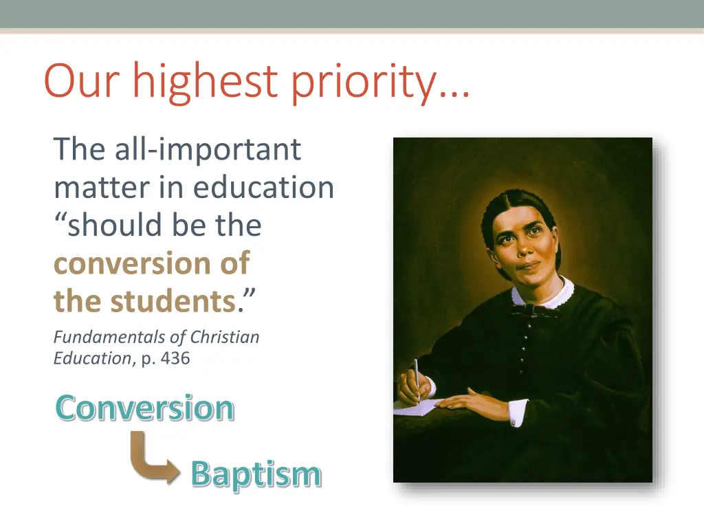 our highest priority