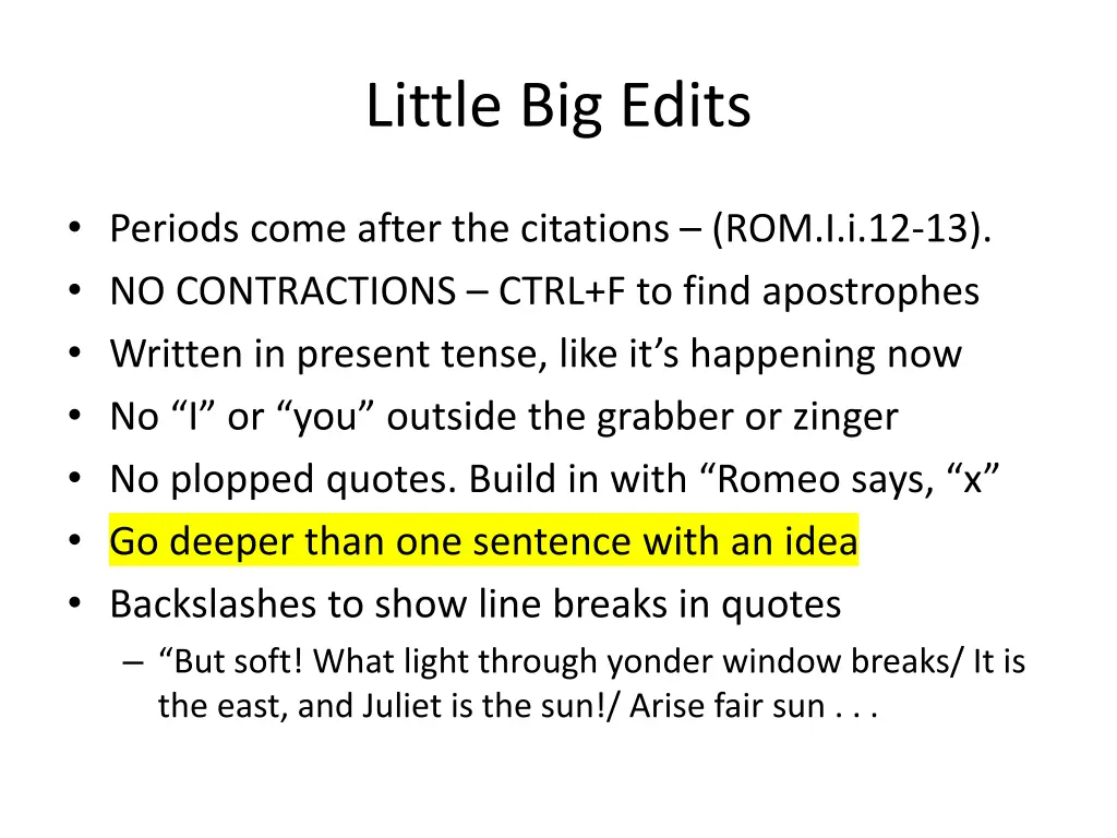 little big edits