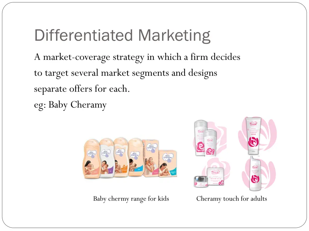 differentiated marketing