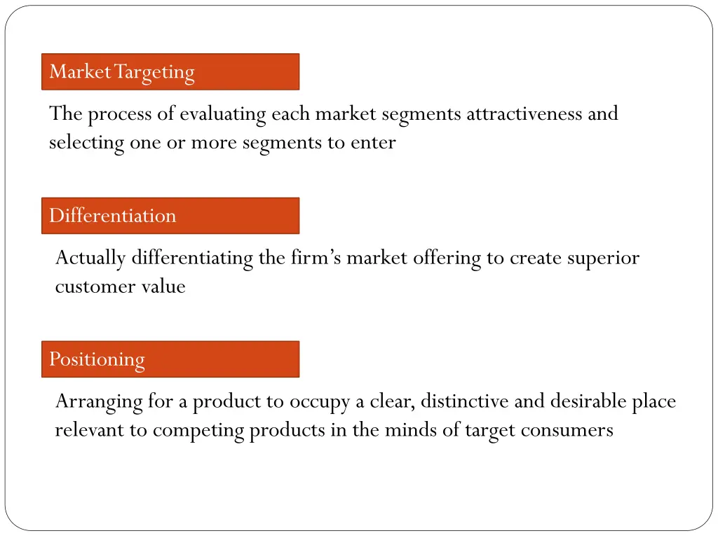 market targeting