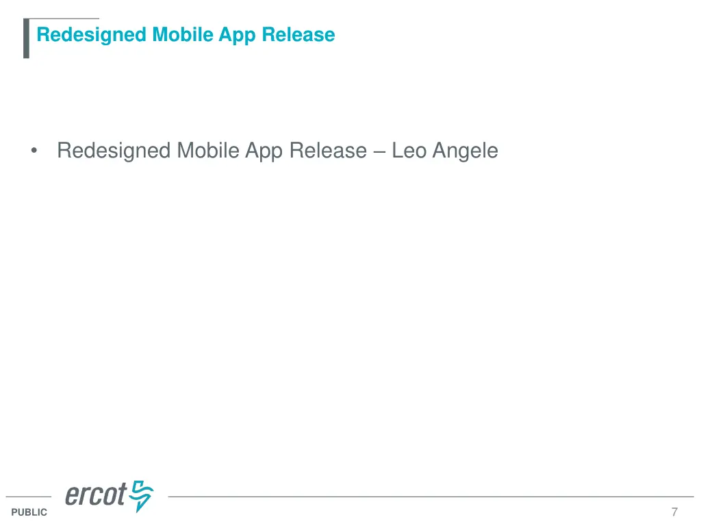 redesigned mobile app release