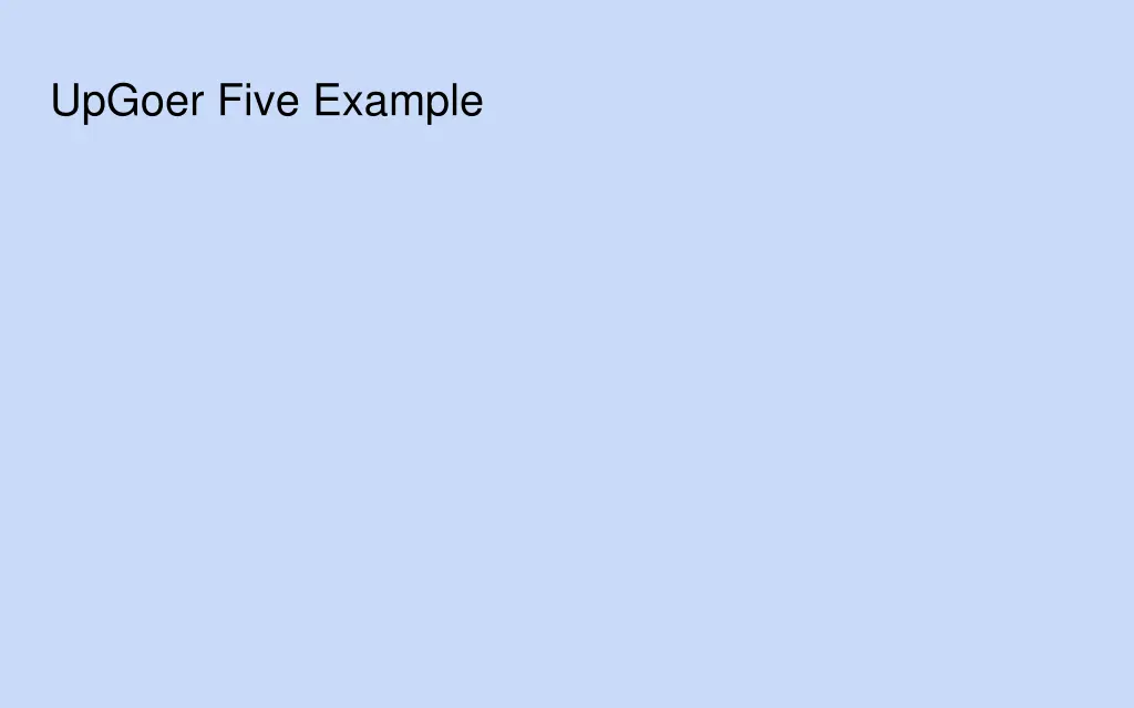 upgoer five example