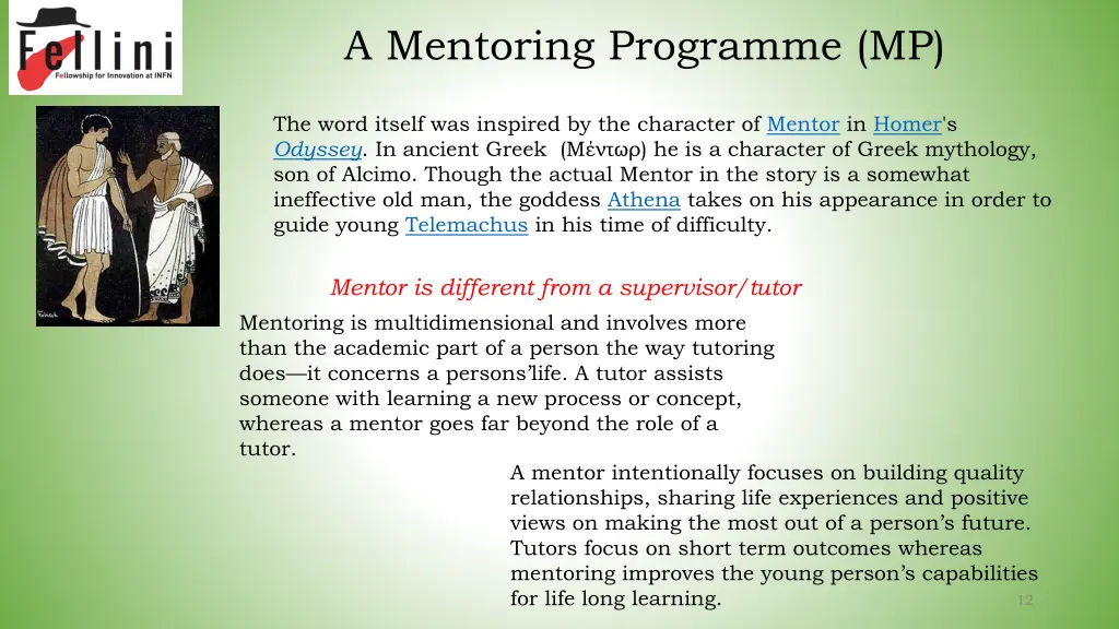 a mentoring programme mp