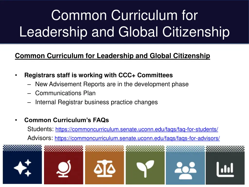 common curriculum for leadership and global