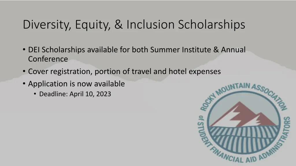 diversity equity inclusion scholarships