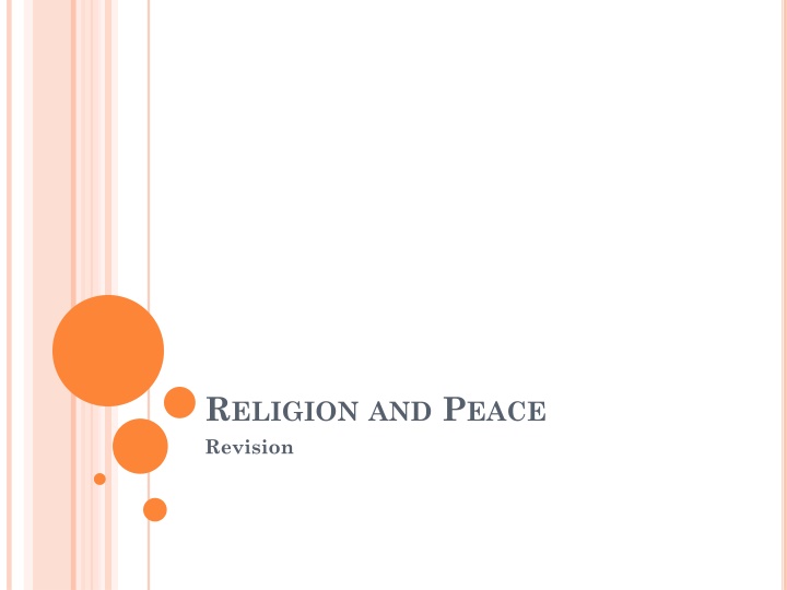 r eligion and p eace revision