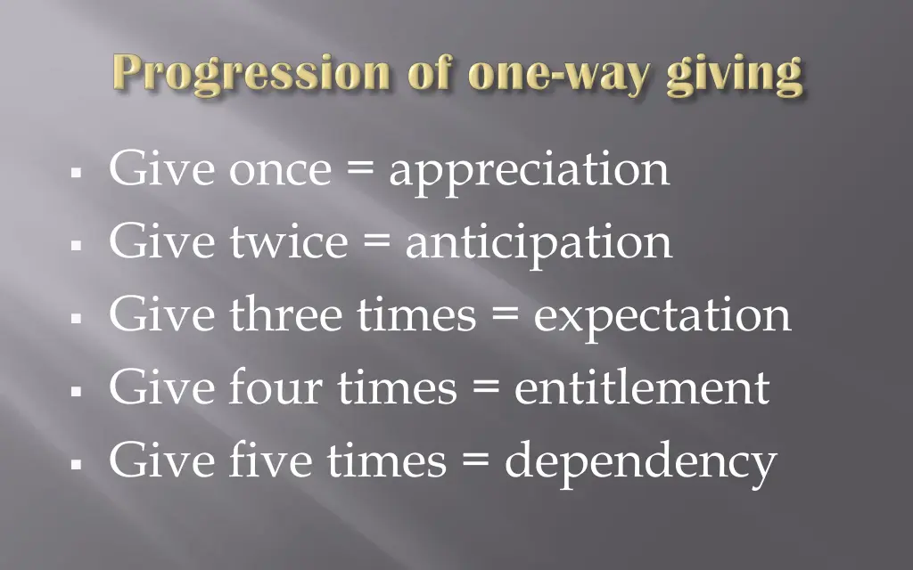give once appreciation give twice anticipation 3