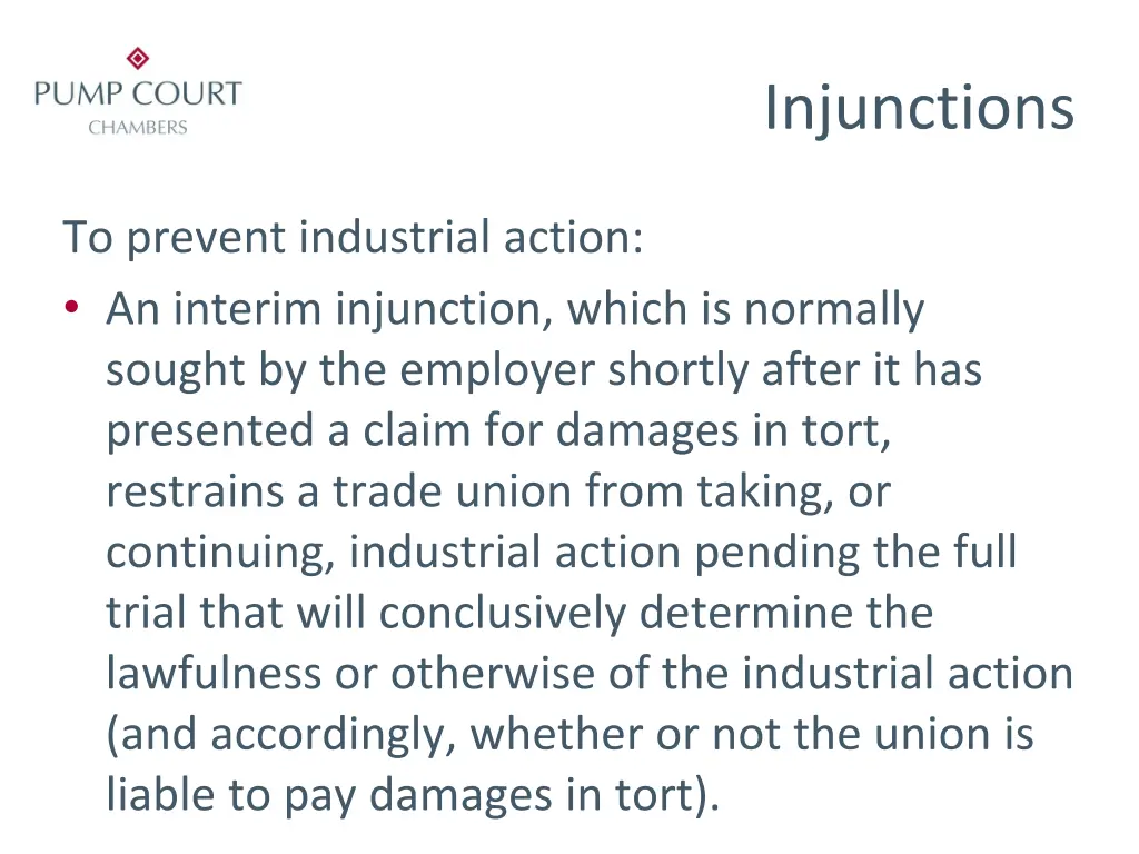 injunctions