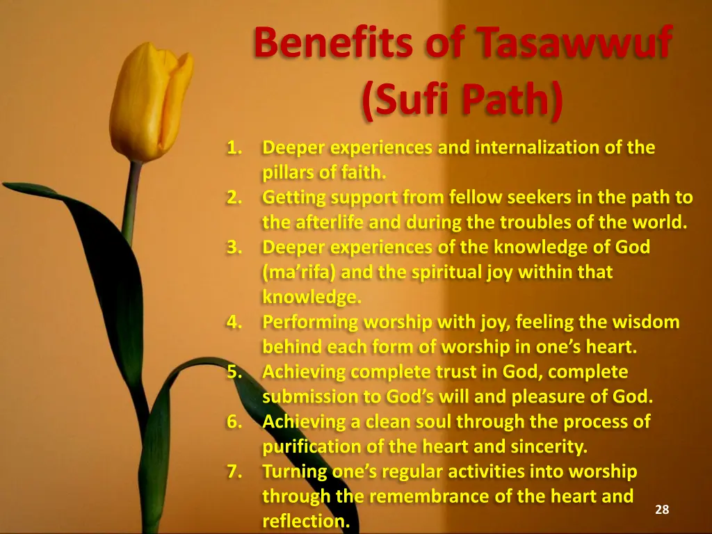 benefits of tasawwuf sufi path