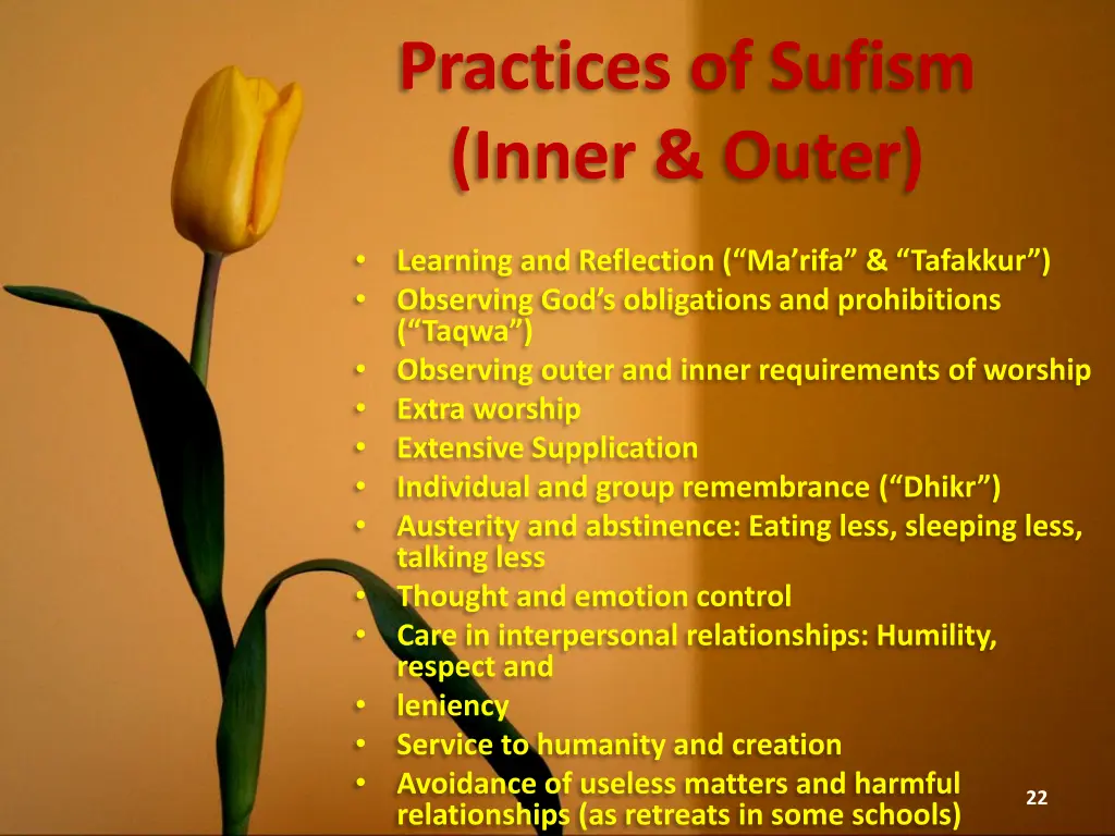 practices of sufism inner outer