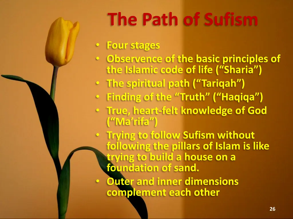 the path of sufism