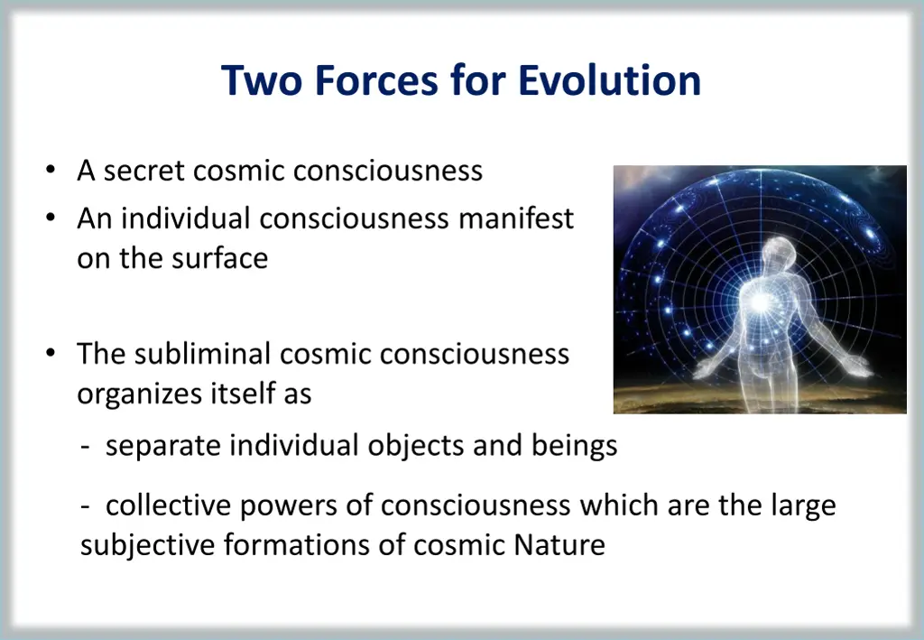 two forces for evolution