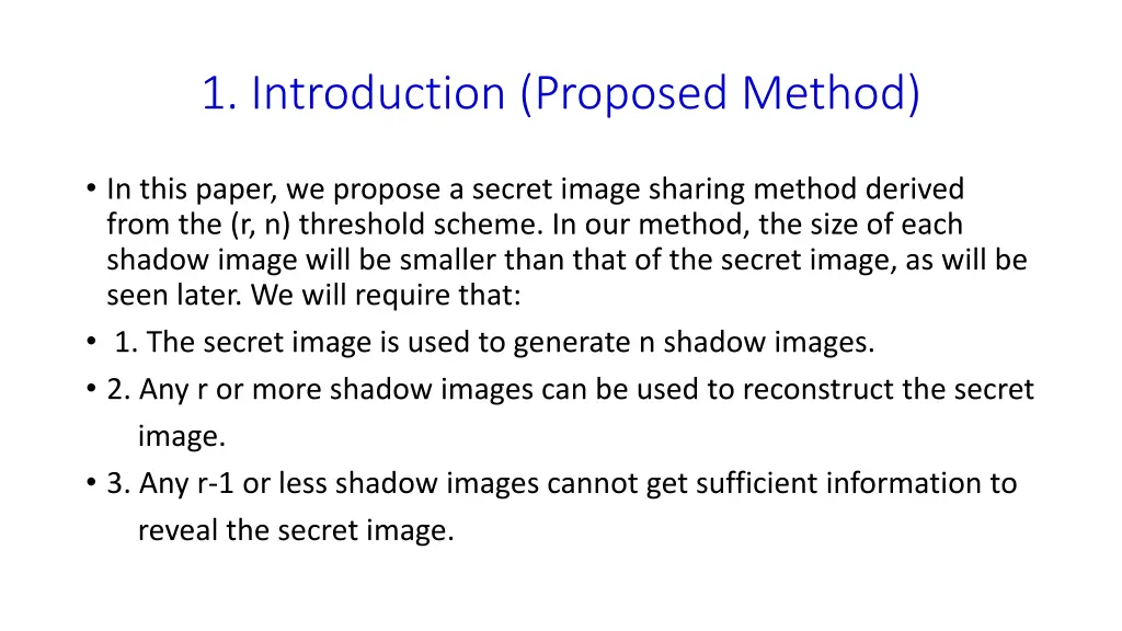1 introduction proposed method