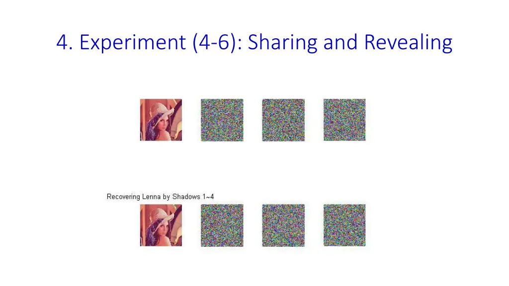 4 experiment 4 6 sharing and revealing