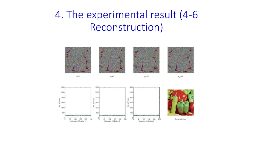4 the experimental result 4 6 reconstruction