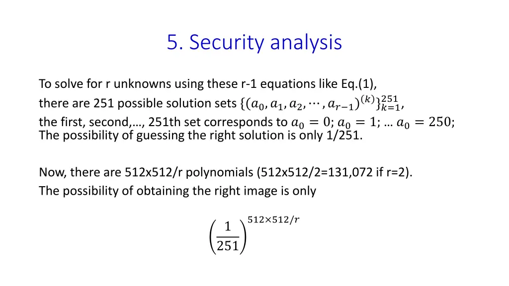 5 security analysis