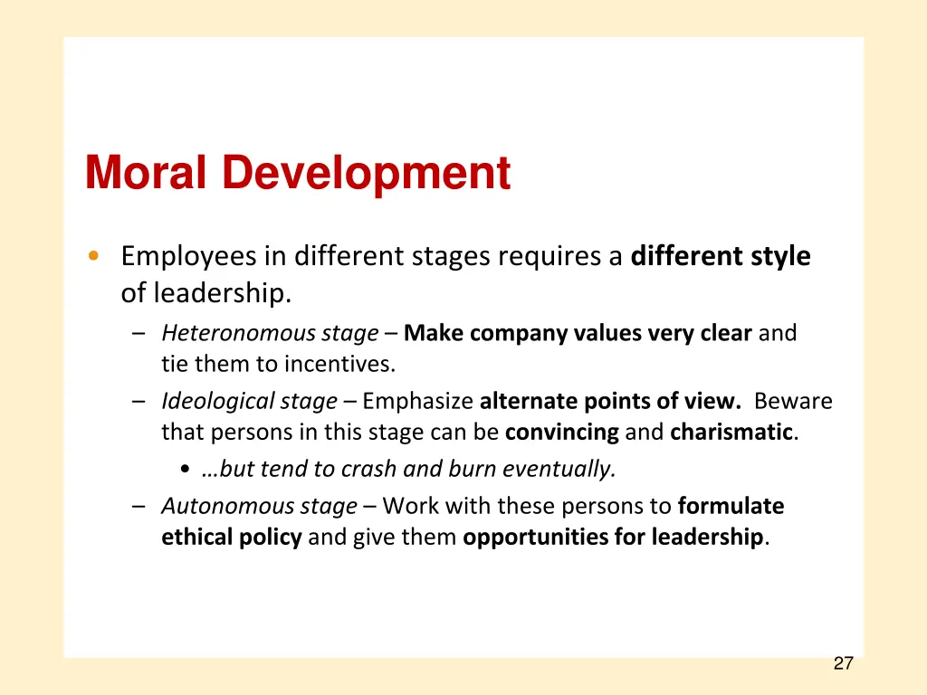 moral development 12