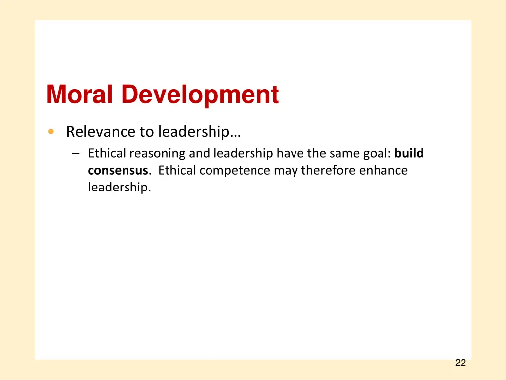 moral development 7